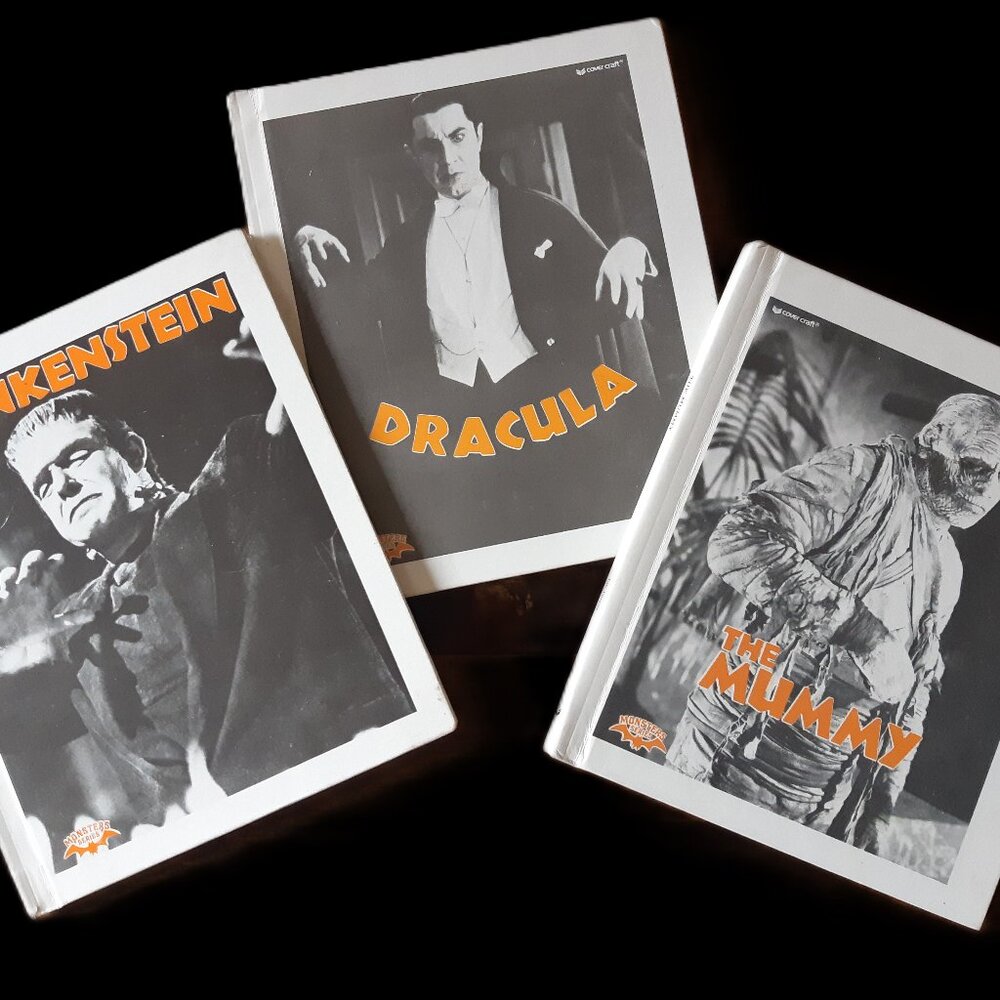 *RARE* Vintage Crestwood House "Monsters" series HC books by Ian Thorne - Horror - Picture 1 of 13